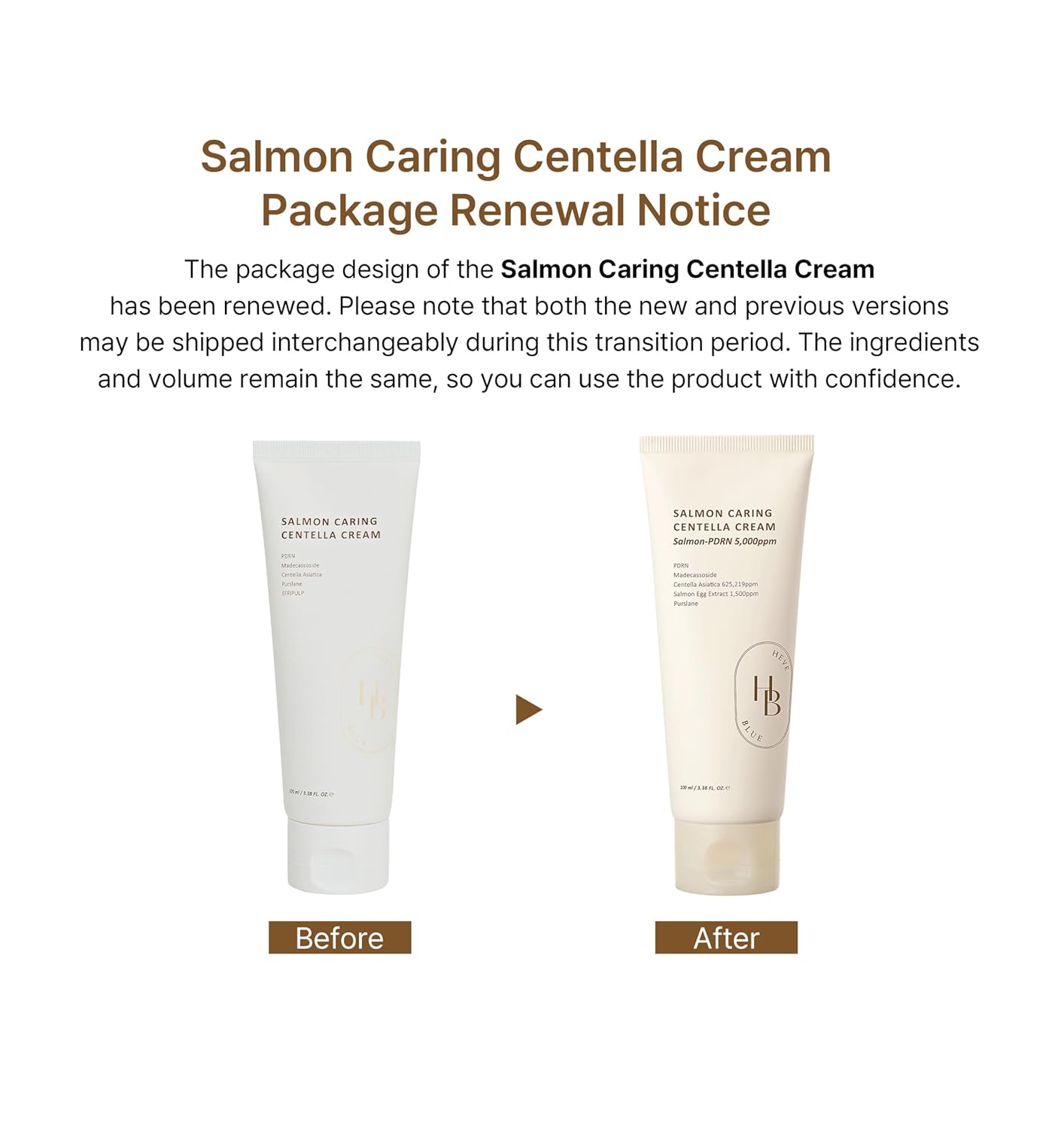 HEVEBLUE	Salmon Caring Centella Cream 100ml